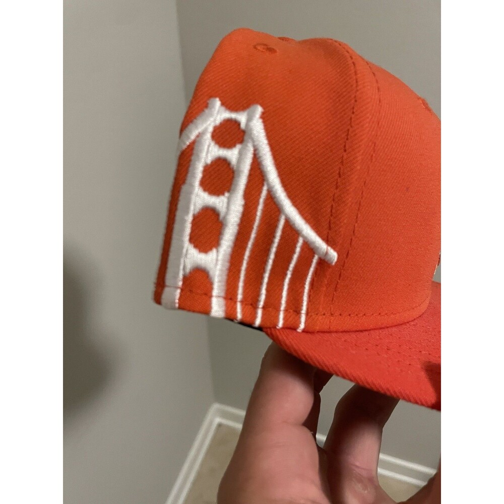 New Era 59FIFTY San Francisco Giants Low Profile Fitted Hat Cap Men Size 7 1/4 - Picture 4 of 4